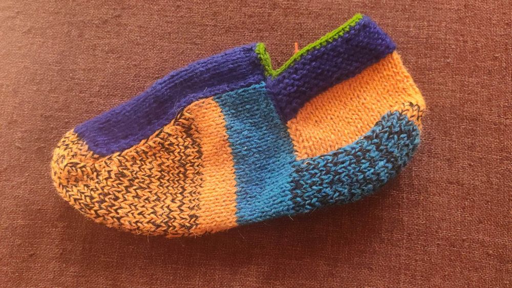 Следки- тапочки вязаные