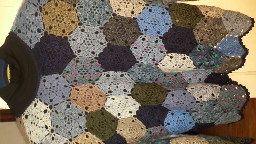 Кофта женская. Джемпер. Пэчворк.