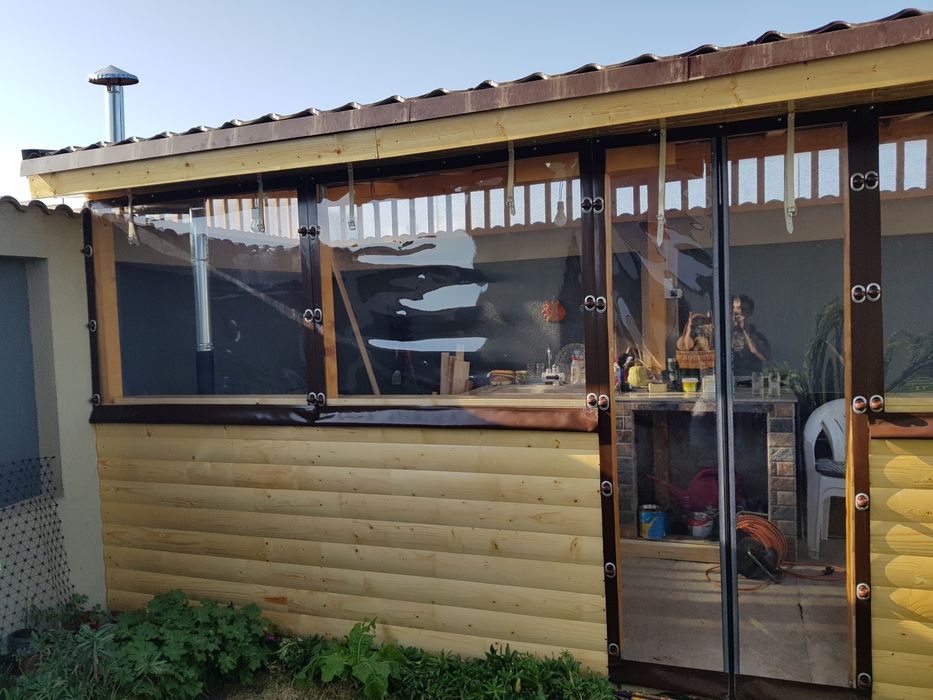 Inchidere terase cu folie transprenta