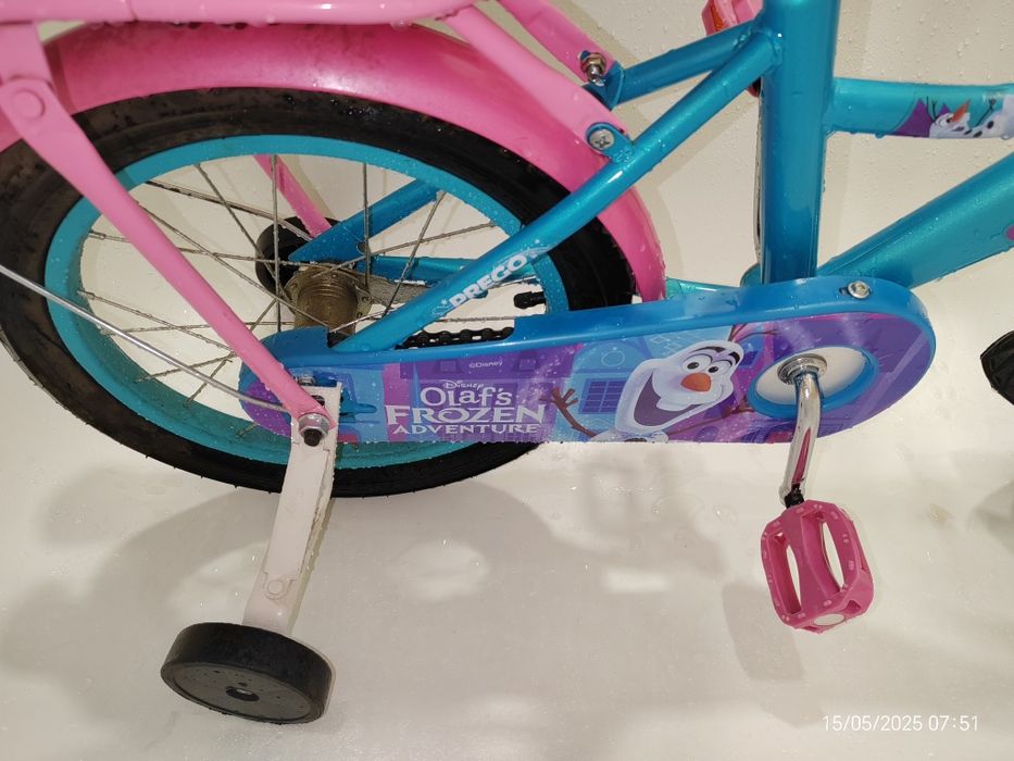 Детский велосипед "холодное сердце"