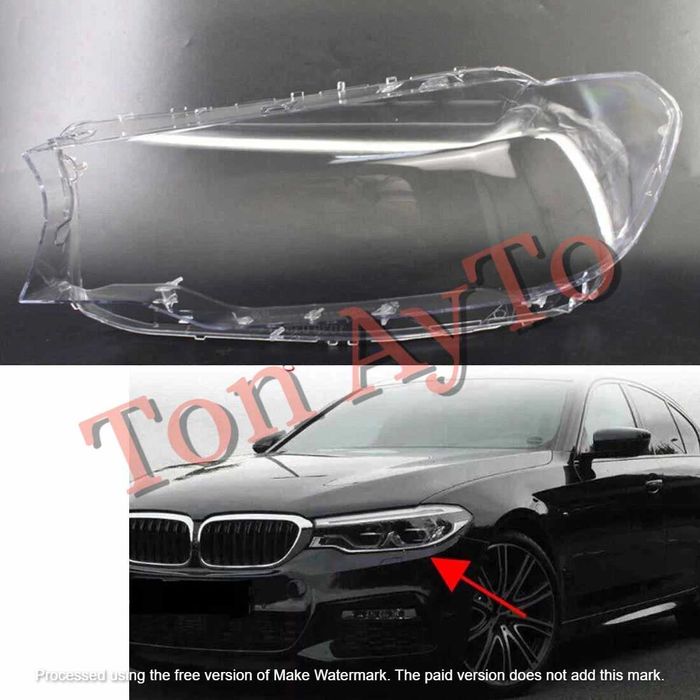 Капаци Фарове БМВ BMW G30 G31 G38 2016 - 2020 Adaptive Led Стъкла Фарове Капаци