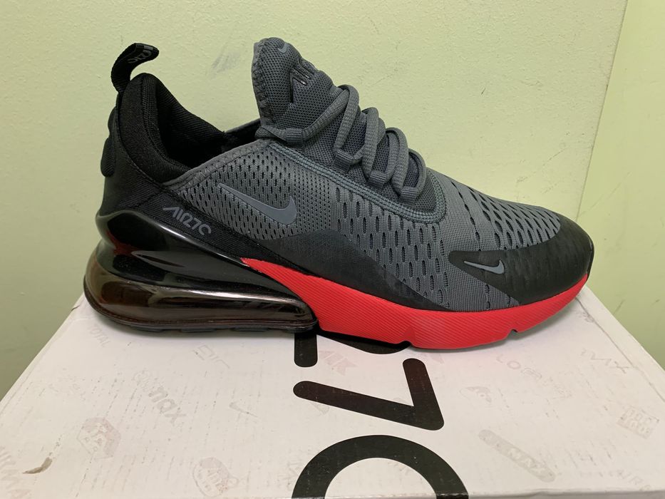 Нови мъжки маратонки Nike Air Max 270 grey/red номер 43
