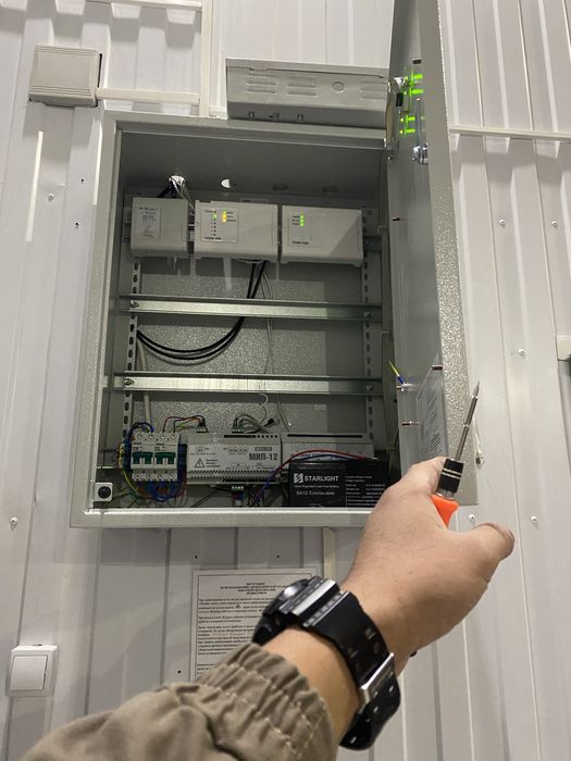 Видеонаблюдение..