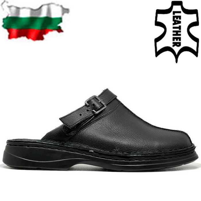 Мъжки чехли от ЕСТЕСТВЕНА кожа