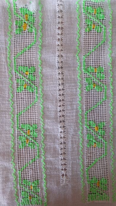 Ie, maneca lunga,.cusuta manual