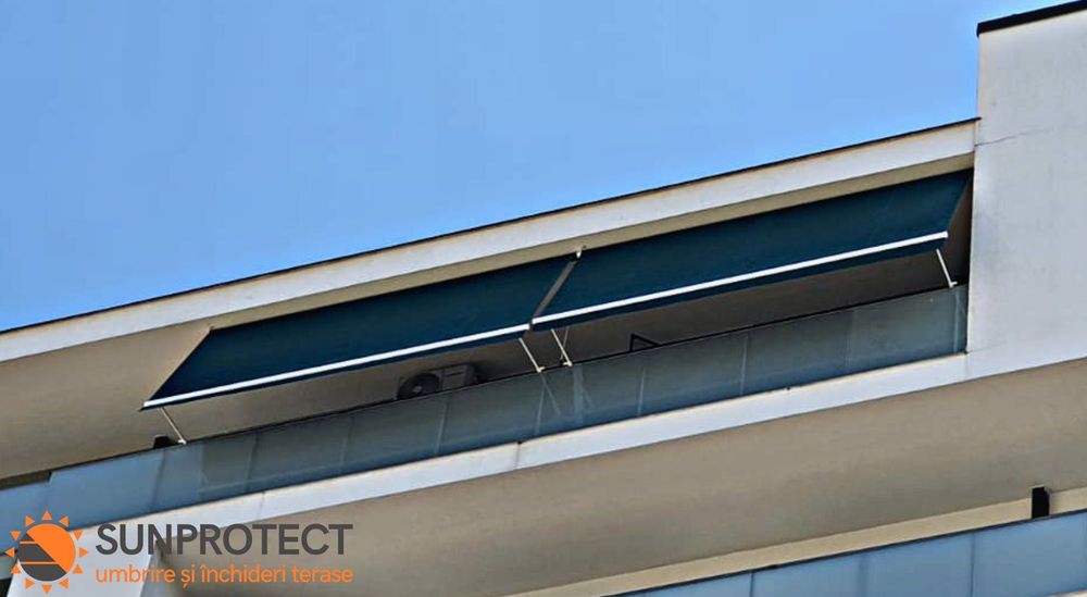 Copertine/Marchize retractabile. Casetate, Simple, Verticale, Zip