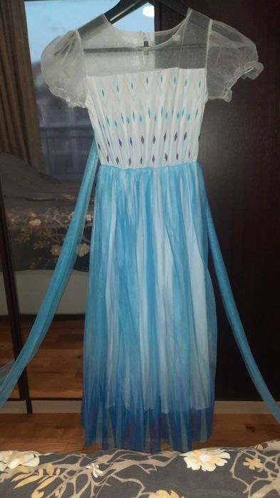 Детска хелоуин рокли Елза и Анна