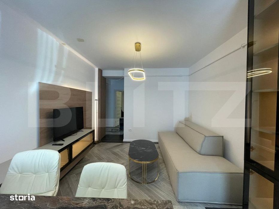 Apartament modern 3 camere, 59 mp, decomandat, bloc nou, zona Zamca