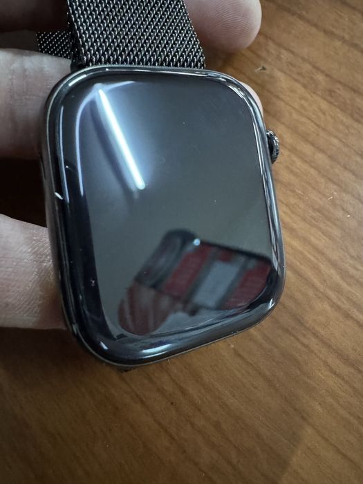 Apple Watch Series 10 – Titanium Gri, GPS + Cellular, 46 mm – Ca nou