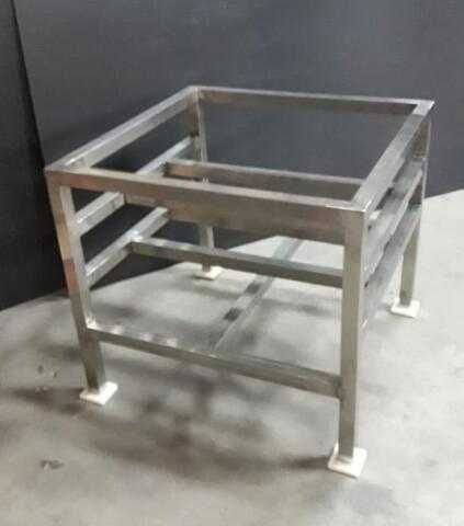 Suport inox pentru cuptor, suport inox blat polietilena