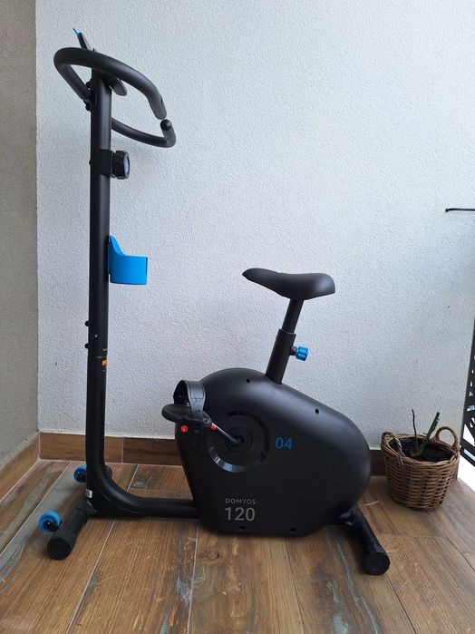 Decathlon Bicicletă de Apartament Domyos EB 120 – Fitness, Cardio, Exerciții Acasă, Home Gym