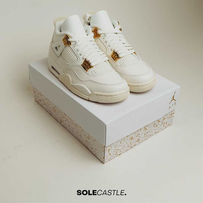 Nike Air Jordan Retro 4 'Metallic Gold