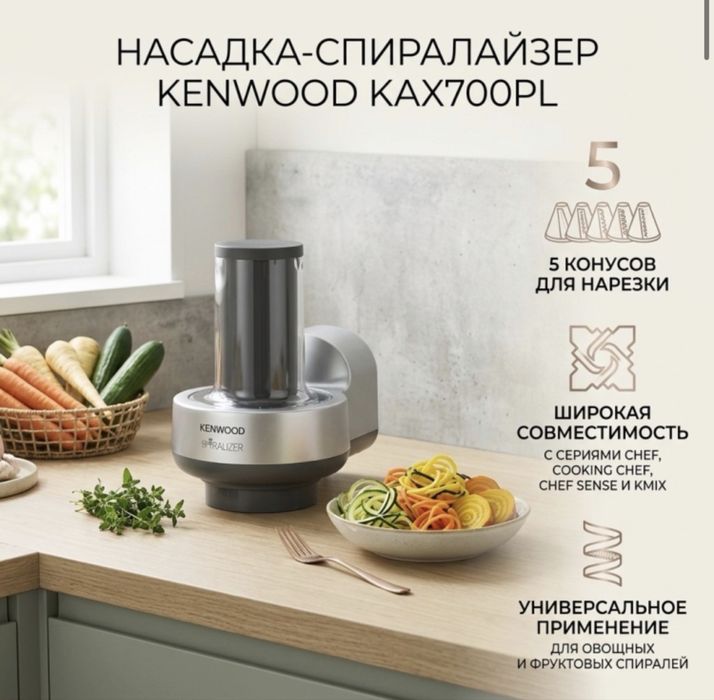 Насадка спиралайзер