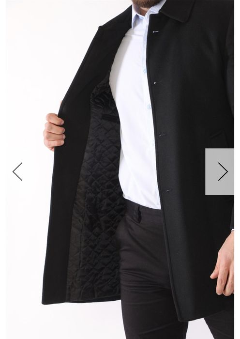 Мужко черно палто