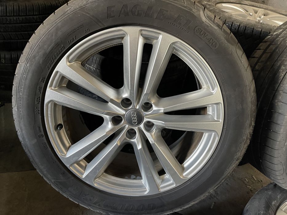 jante originale audi r20 q7 q5 echipate cu anvelope vara ca noi