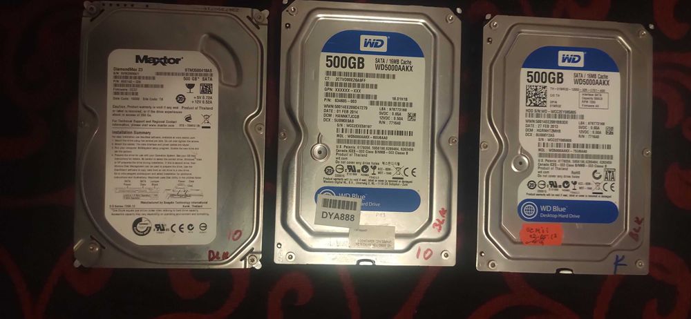 Harddisk HDDuri 3.5 Inch, SATA, 500 GB, 1 TB Desktop, calculator, DVR