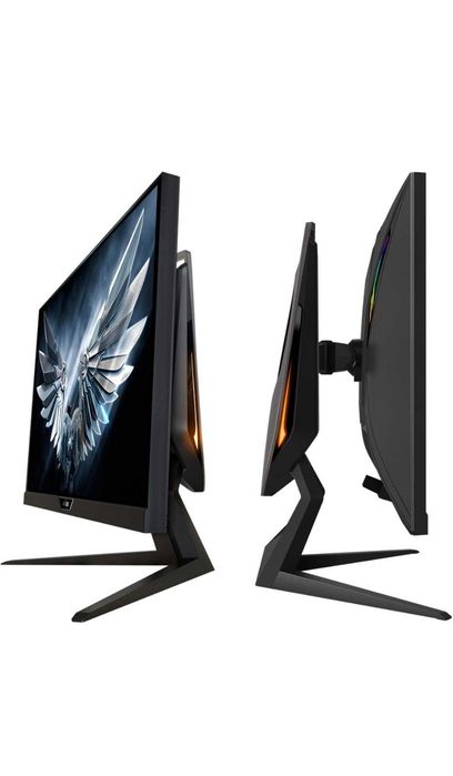 2 Броя НОВИ Геймърски Монитори GIGABYTE AORUS FI27Q-P 27" QHD 165Hz IPS 1ms – НОВ