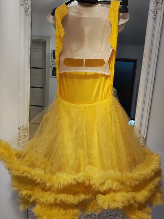 Rochie galbena nunta /botez