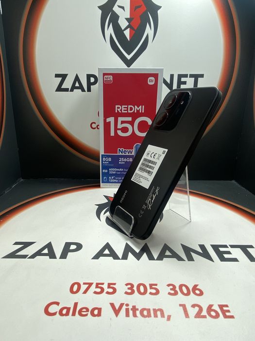 ZAP AMANET VITAN - Redmi 15C - 256GB - Black