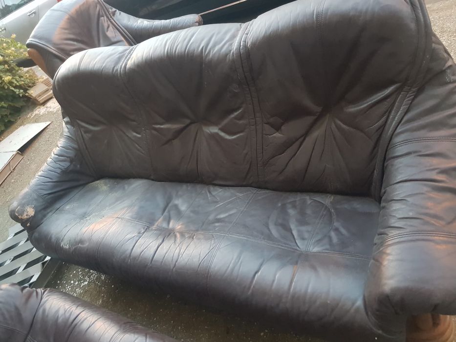 Set canapele piele naturala (3/2/1 locuri)