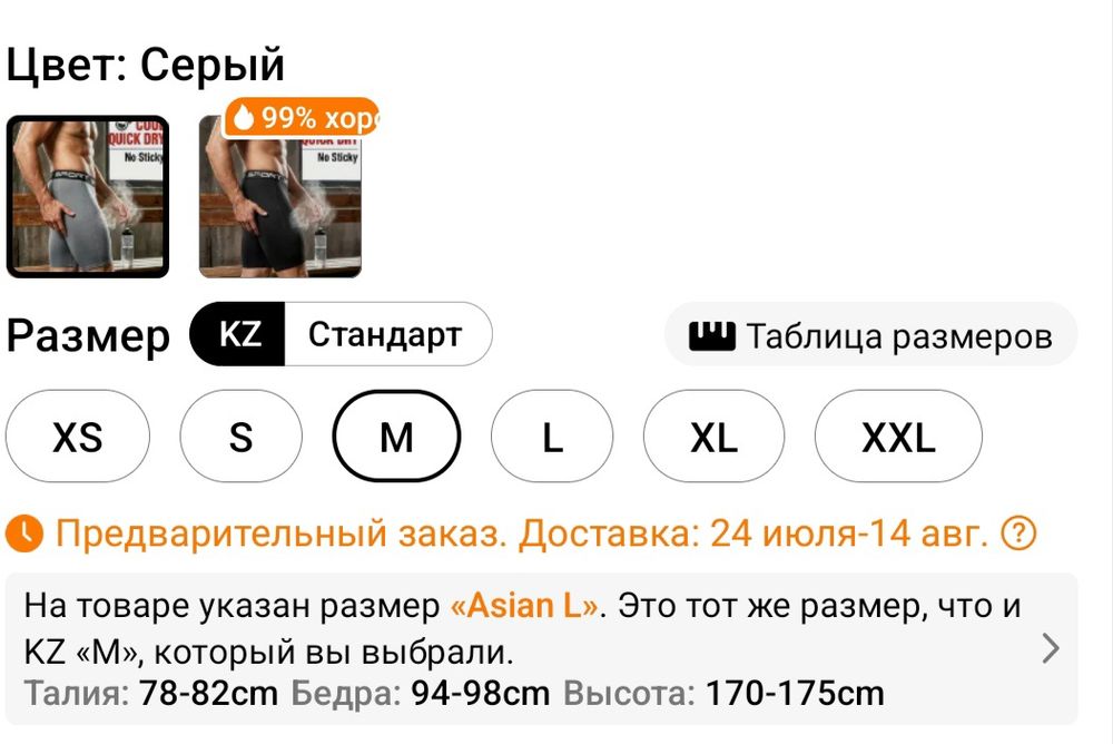 Спортивные компрессионные шорты