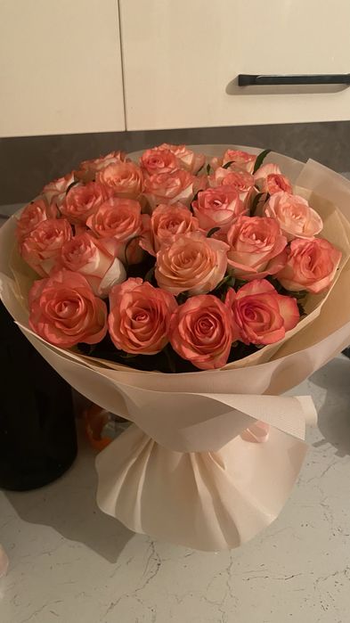 букет 25шт свежий бугын келген