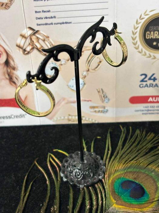 Cercei aur 14k 2.26g (B.60412-Tatarasi) Garantie 2 ani- 1130 lei