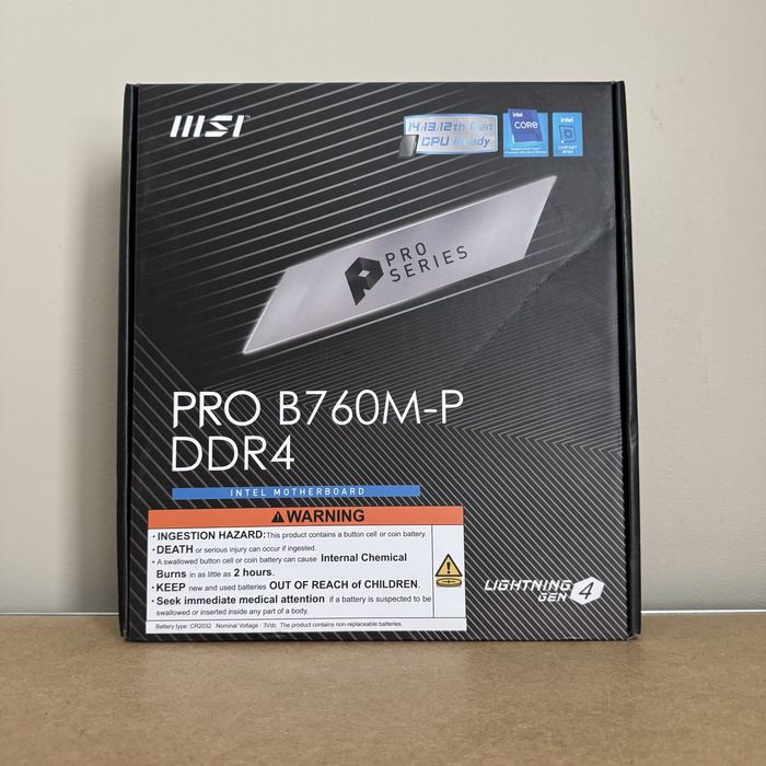 Placa de baza MSI PRO B760M-P DDR4 LGA 1700