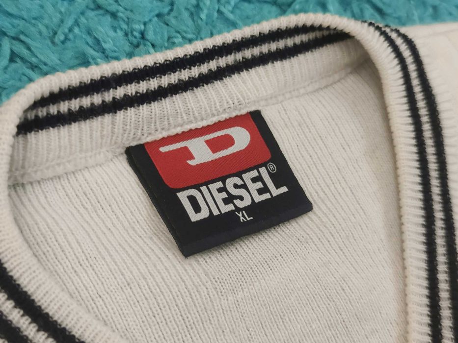 Pulover Diesel Alb XL