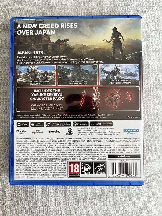 Assassins Creed Shadows PS5