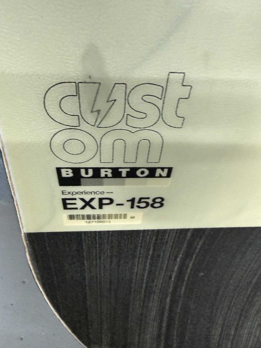 placa snowboard burton custom exp L158cm