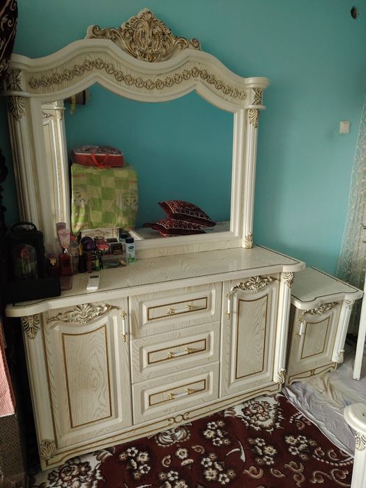 мебельный горнитур комплект шкаф  теремок 2 тумбочки  2 спальный диван