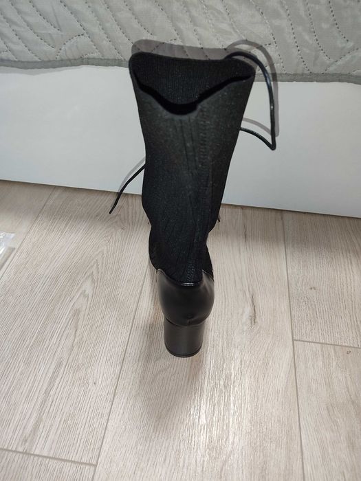 Дамски  черни боти shein