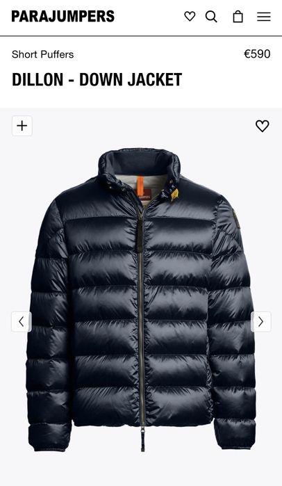 Мъжко 100% оригинално яке  Parajumpers DILLON - DOWN JACKET с пух