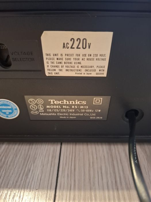 Vand Deck / Casetofon Technics RS-M13