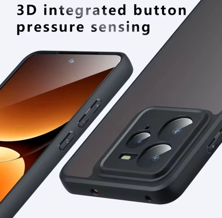 Realme GT7,GT7T,GT7 pro силиконов кейс удароустойчив с прозрачен гръб