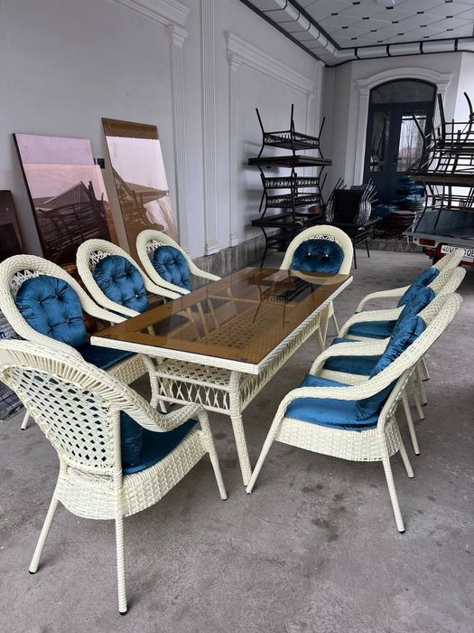 Ратан стол стулларини беланчак качела тафсия етамиз