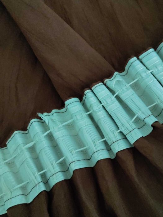 Кафяво качествено перде