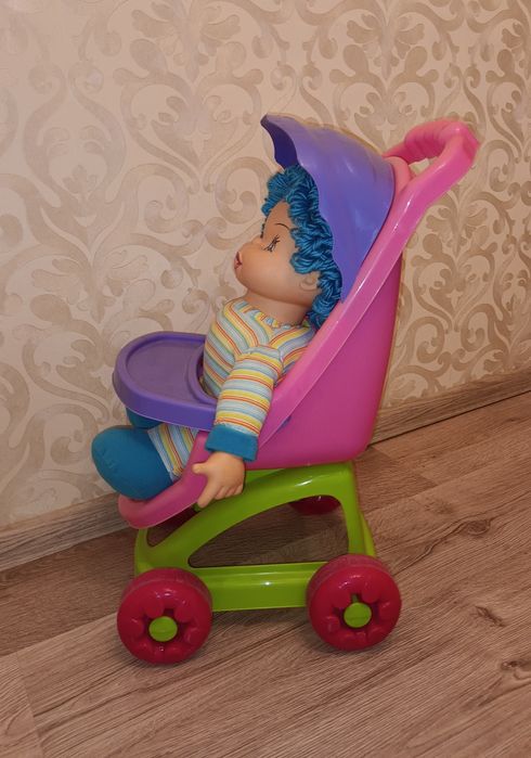 Количка за кукли + бебе