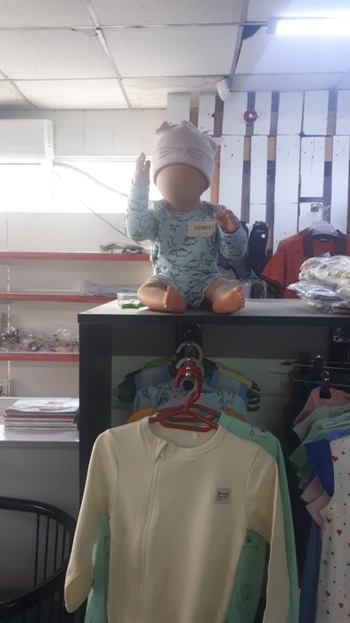 Манекен новорожденка