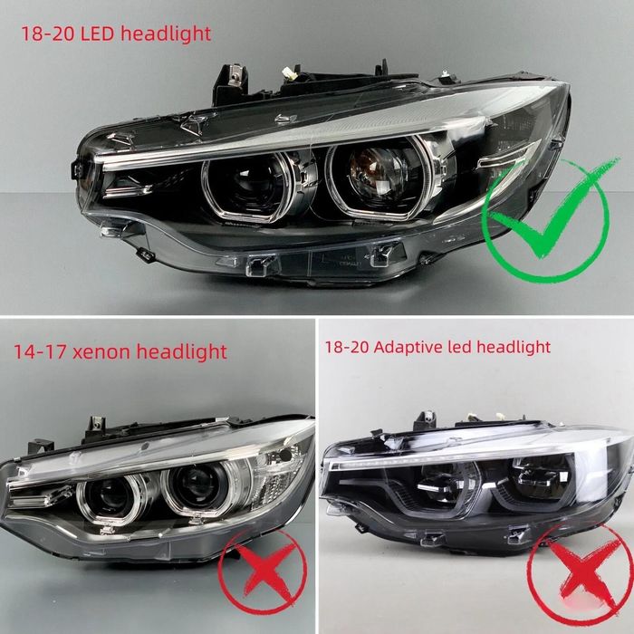 Set modul Angel Eyes Yellow BMW Seria 4 2018 - 2020 M4 LCI F80 F82 F36