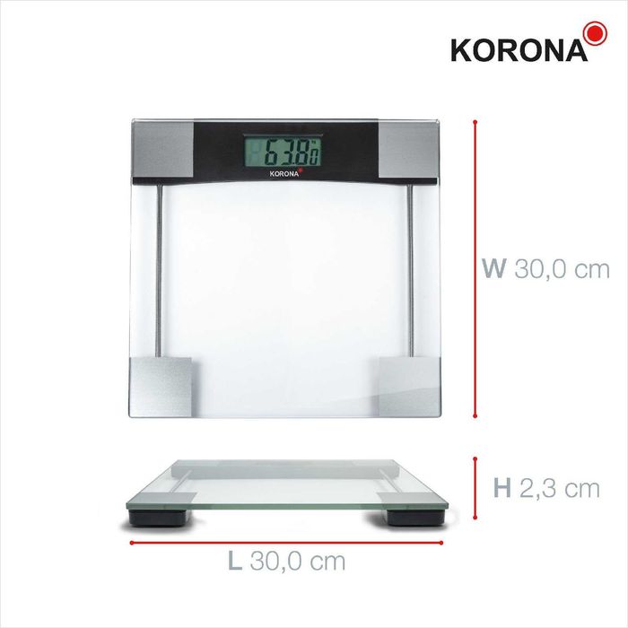 стъклен кантар за тегло Korona 74551
