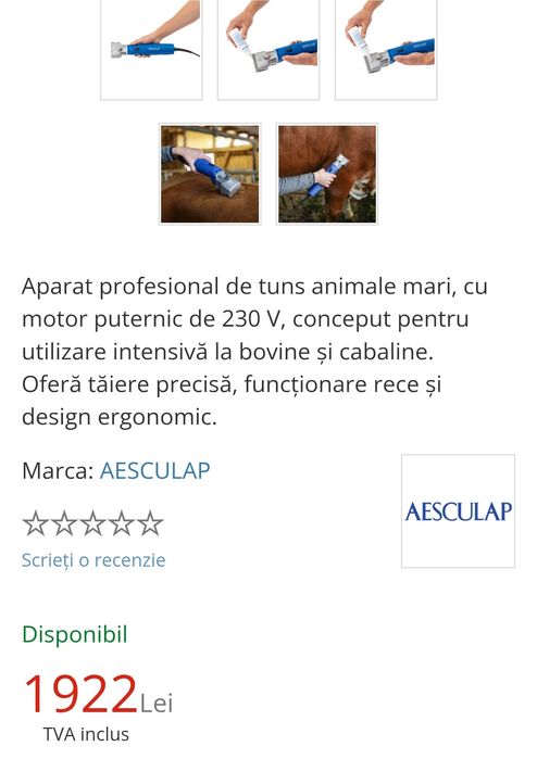 Mașina de tuns animale