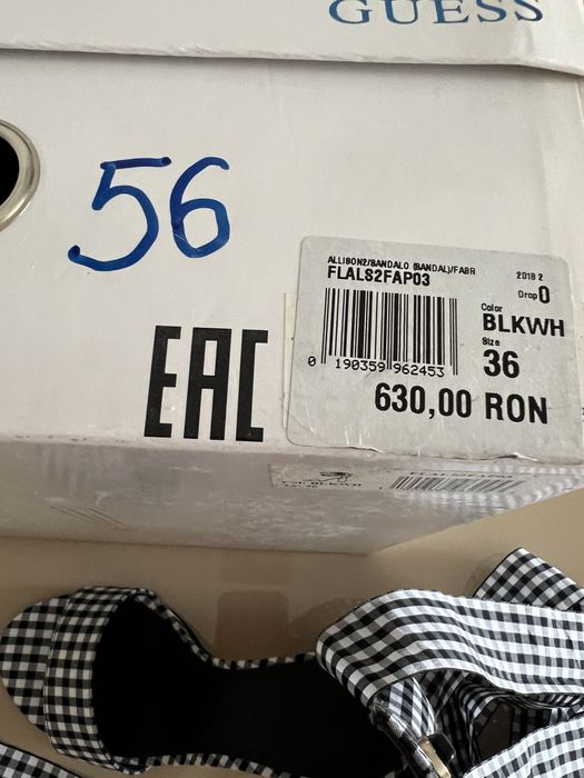 Vand sandale Guess , noi , superbe