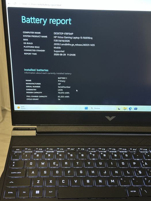Laptop Gaming HP Victus 15 | Intel i7-13620H | 16GB RAM  DDR5 | RTX 5060 | SSD 512GB | NOU