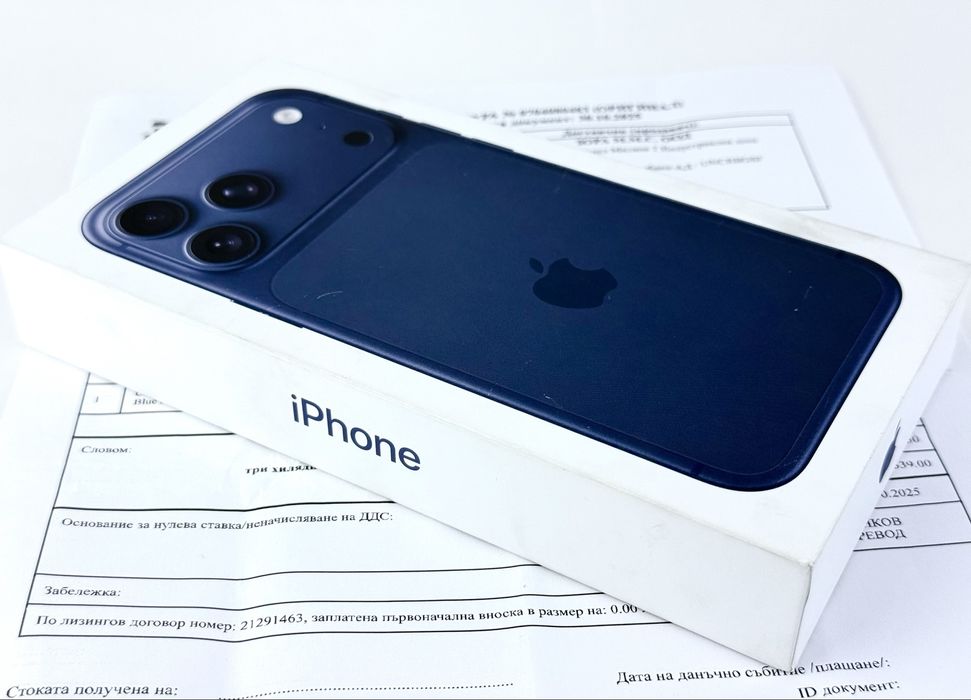 НОВ! Apple iPhone 17 Pro Max 512GB Deep Blue 2г. Гаранция!