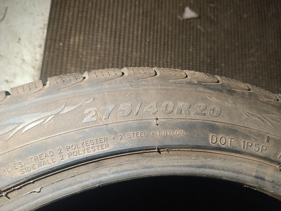 Резина на 20/275/40 ( 2 балона)