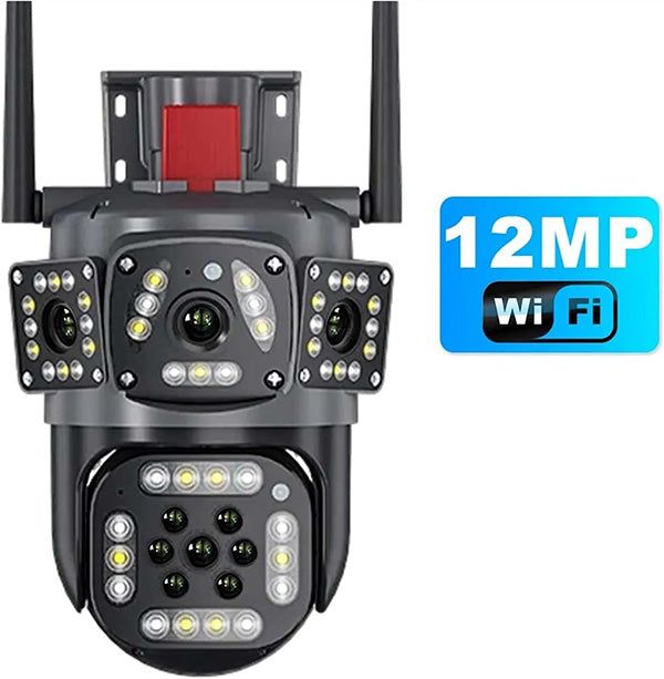 Външна Wi-Fi охранителна камера с две активни камери и LED / SMK038 /