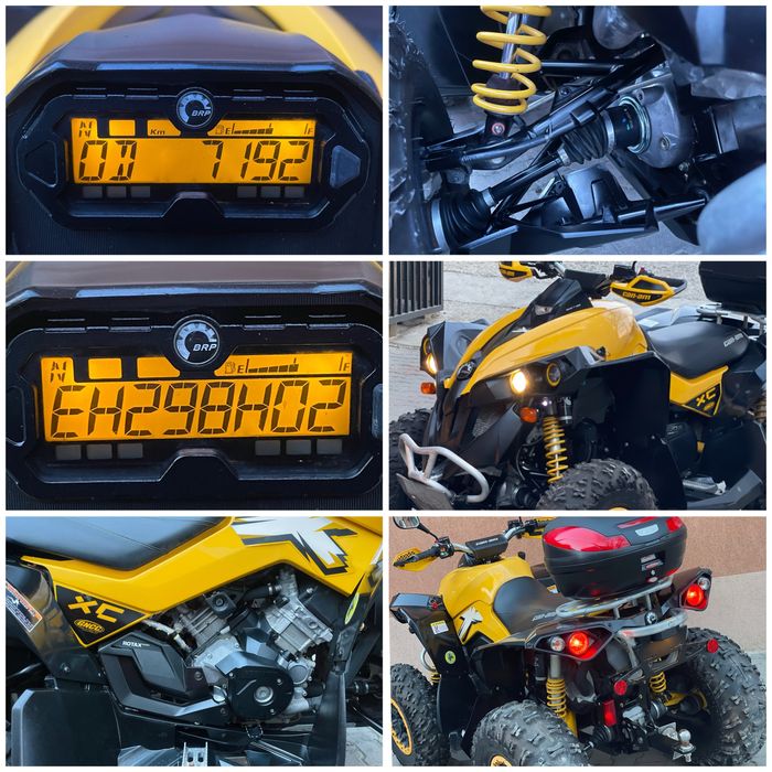 Atv Can Am Renegade 800R 4x4 XXC 2015 / G2 / Servo 3 Nivele/ Recent adus din Germania / Impecabil 7190km !