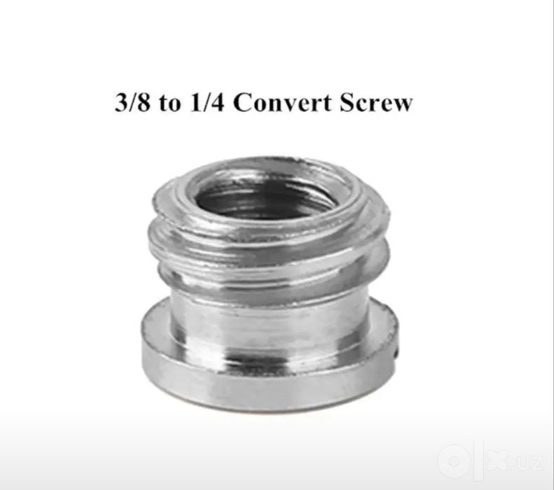 МеталМеталический переходник 1/4" на 3/8", 5 шт.